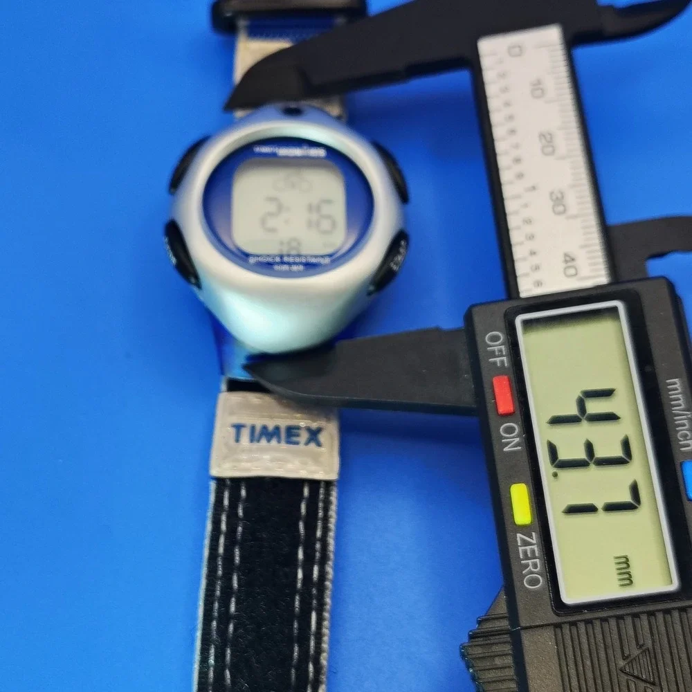 Vintage 1998 Timex Iron Kids Triathlon 43mm Watch Animated‎ Icons New In Box